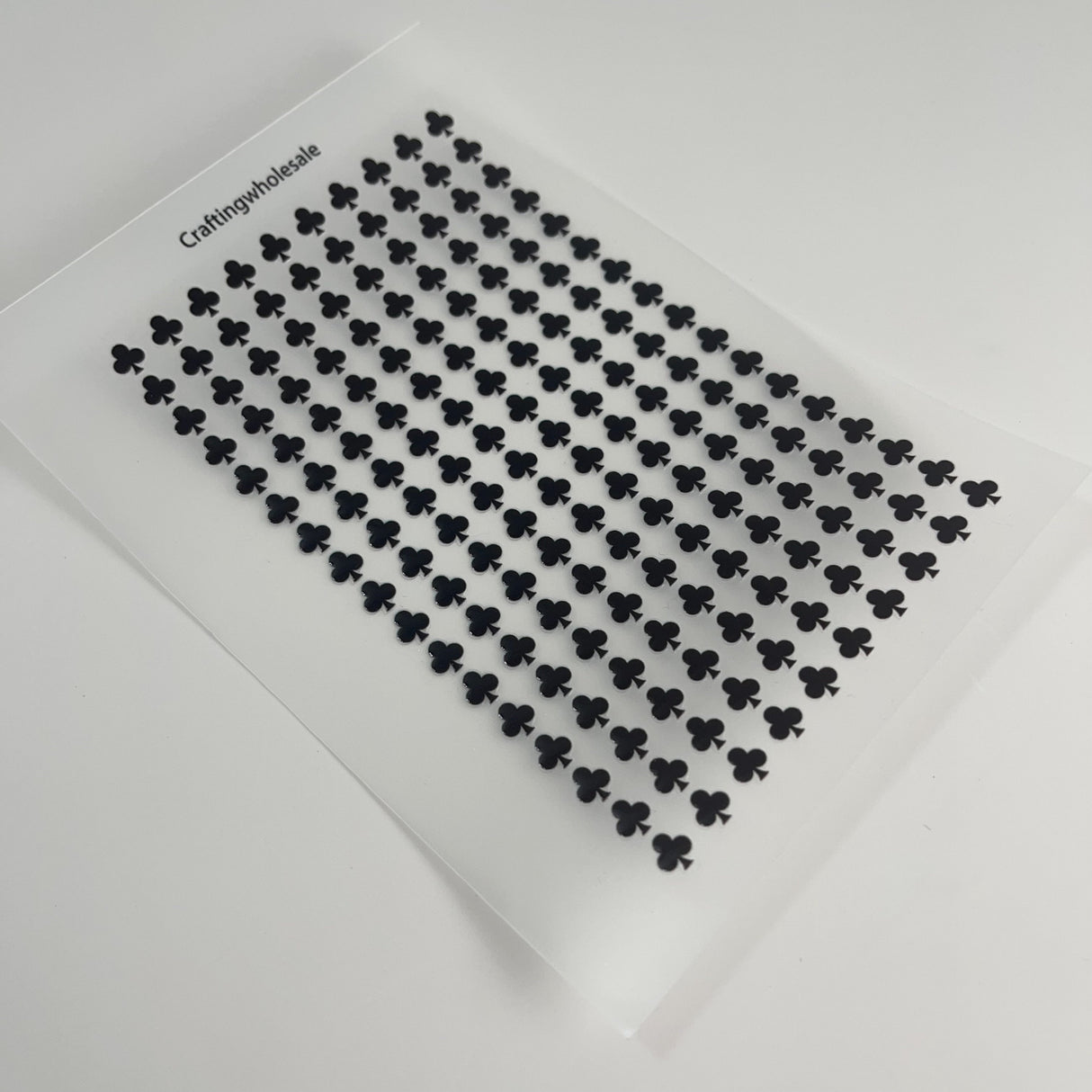 3D embossed Playing card symbols sticker A6 size (S26011308)