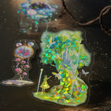 10pcs mystery forest 10pcs sticker pack (S25091502)