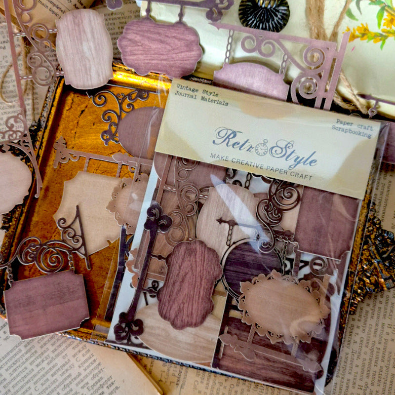 16pcs vintage sticky card pack(P26062711)