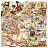 50pcs vintage book sticker pack(S26071413)