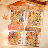 3pcs autumn view papercraft sticker pack(S26071107)