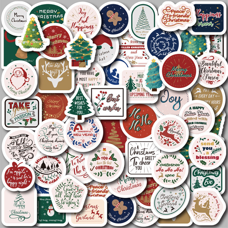 50pcs christmas sticker pack(P26052606)