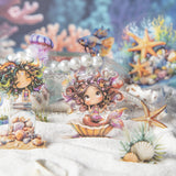 40pcs slient sea sticker pack（S25070805）