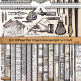 15pcs retro-writing paper pack (P26061710)