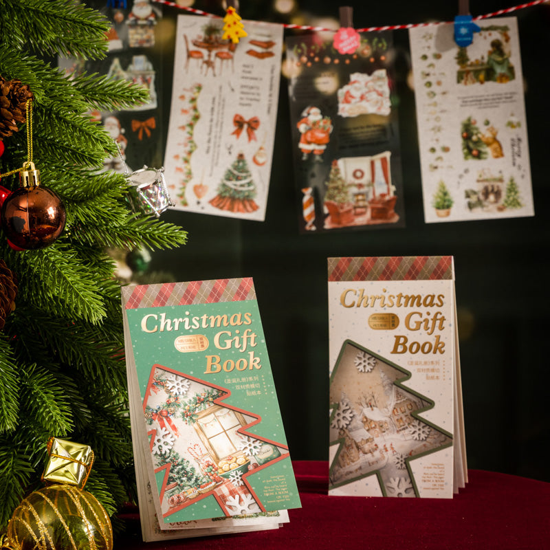 18sheets Christmas pre-cut sticker book (TZB25072003)