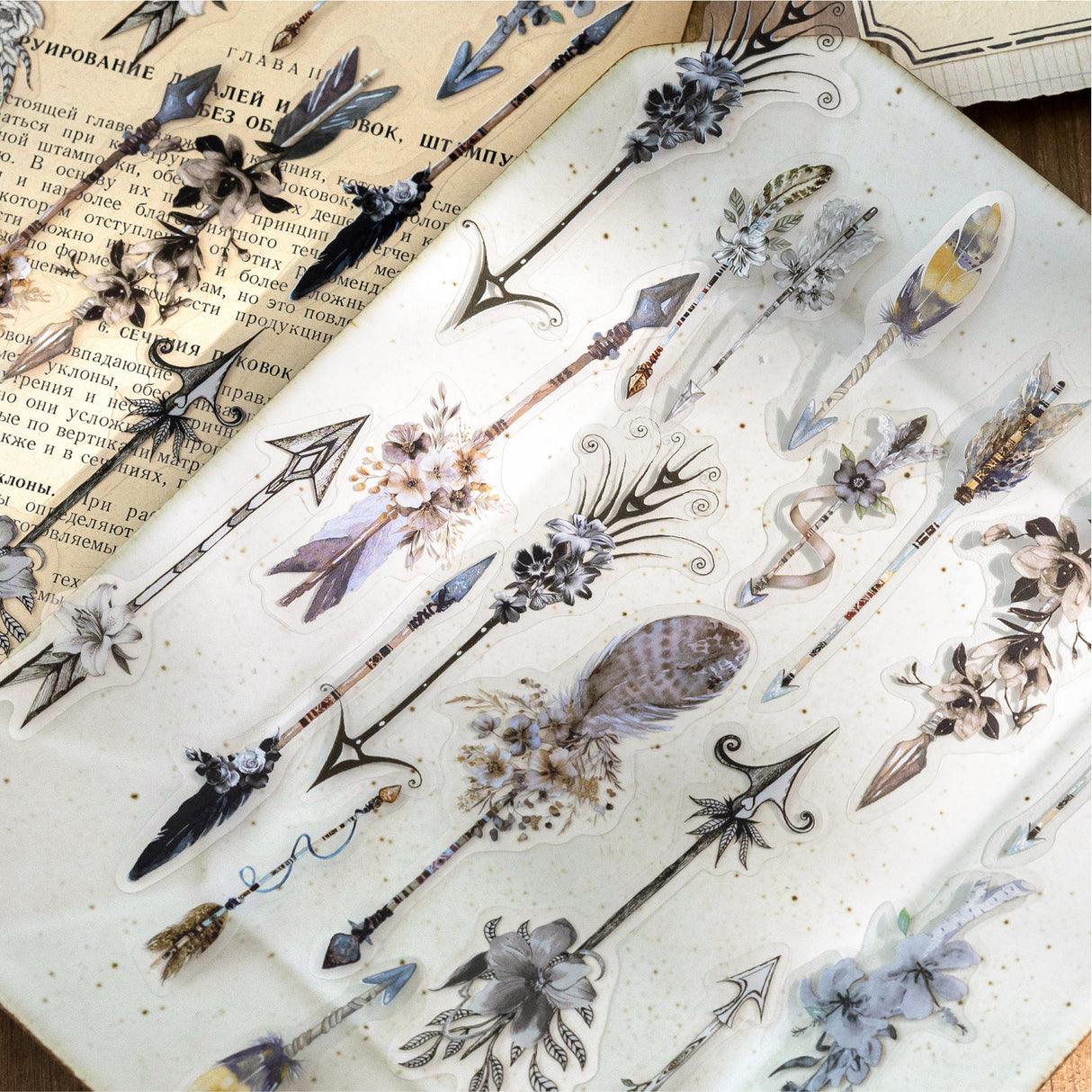 30pcs quill sticker pack (S26032307)