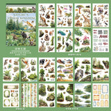 A5 size 20pages  animal sticker book(TZB26050707)