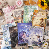 20sheets PET+WASHI sticker book (TZB25062308）