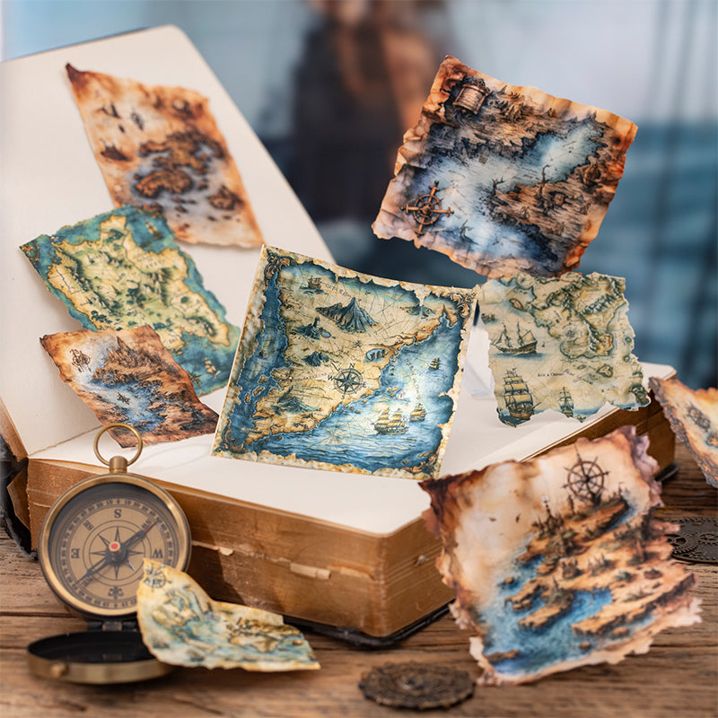 10pcs adventure diary sticker pack (S25100904)