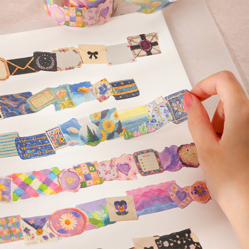 1 roll flower washi-tape(T26051411)