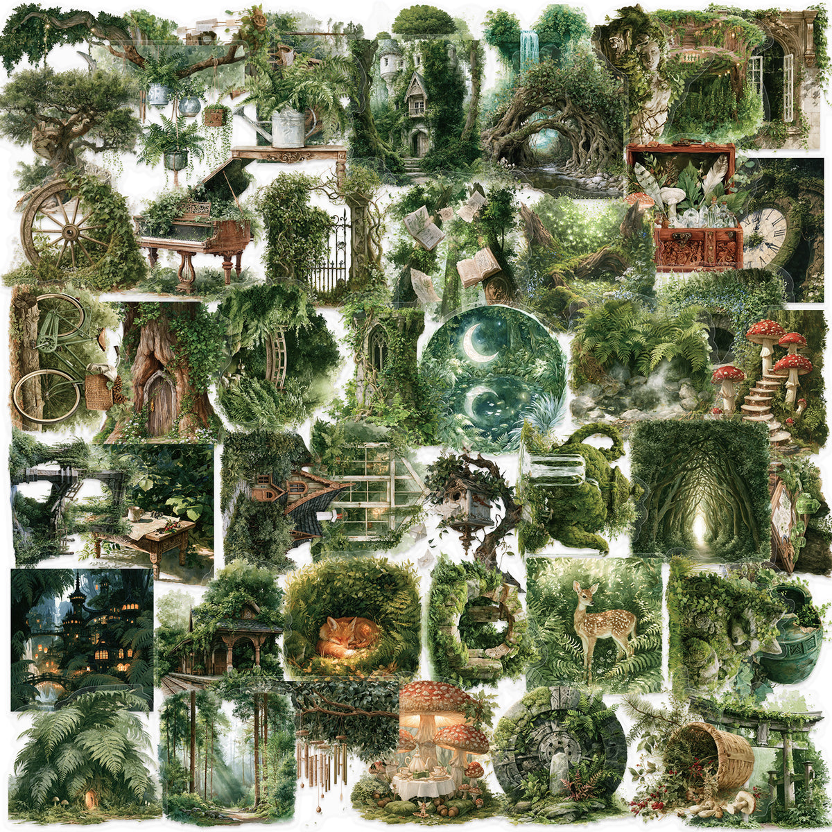 Forest sticker pack 50pcs (S26091406)