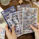 4sheets letter sticker pack(S26090106)