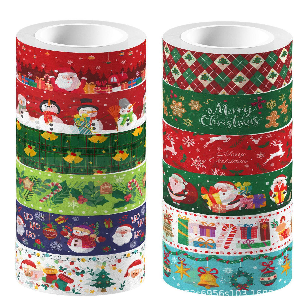 12rolls christmas washi-tape(T26033004)