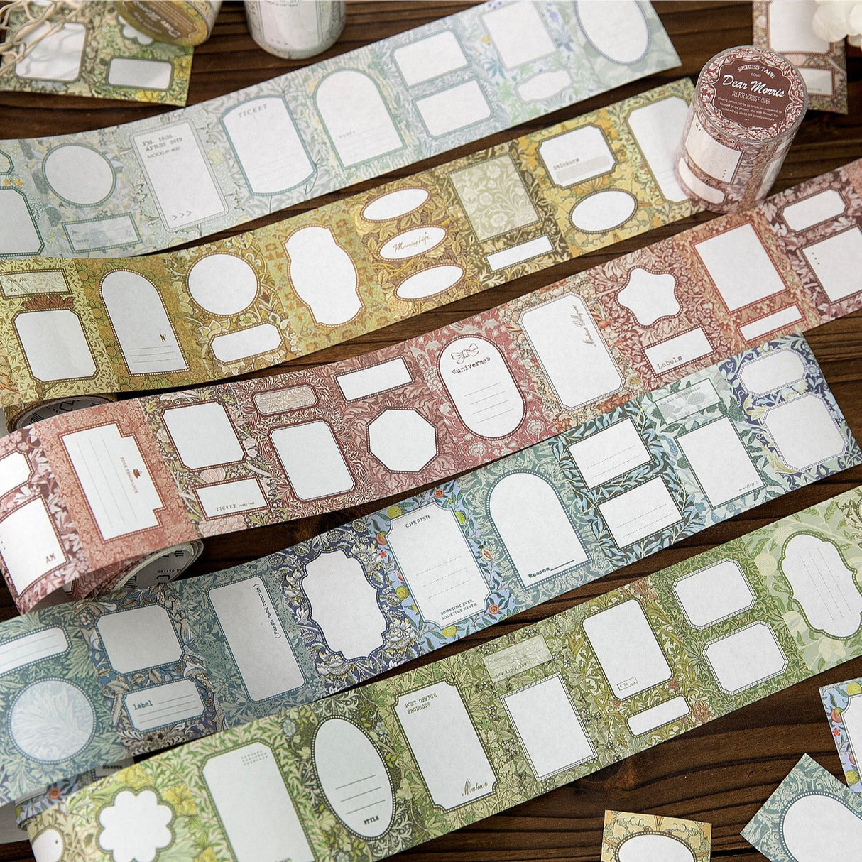 1 roll floral washi-tape(T26061009)