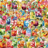 50pcs fruit drink sticker pack (S26041507)