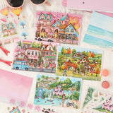 3pcs scenery sticker pack (S25112702)