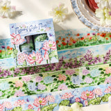 Flower PET-tape box 4 rolls