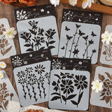 6pcs plants stencil (C25092402)