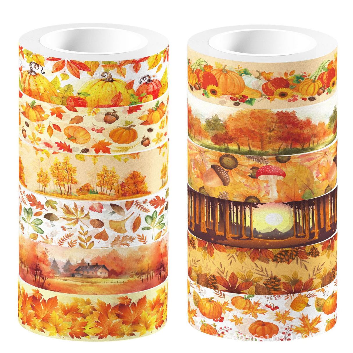 12rolls autumn washi-tape(T26033002)