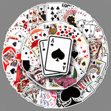 50pcs poker sticker pack(S25121503)