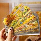 48sheets autumn landscape sticker book(TZB26071111)