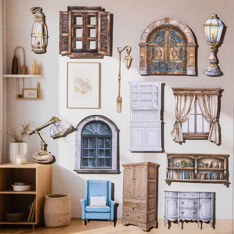 10pcs home corner  sticker pack (S25062001)