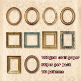 30pcs vintage frame craft card pack(P26062708)