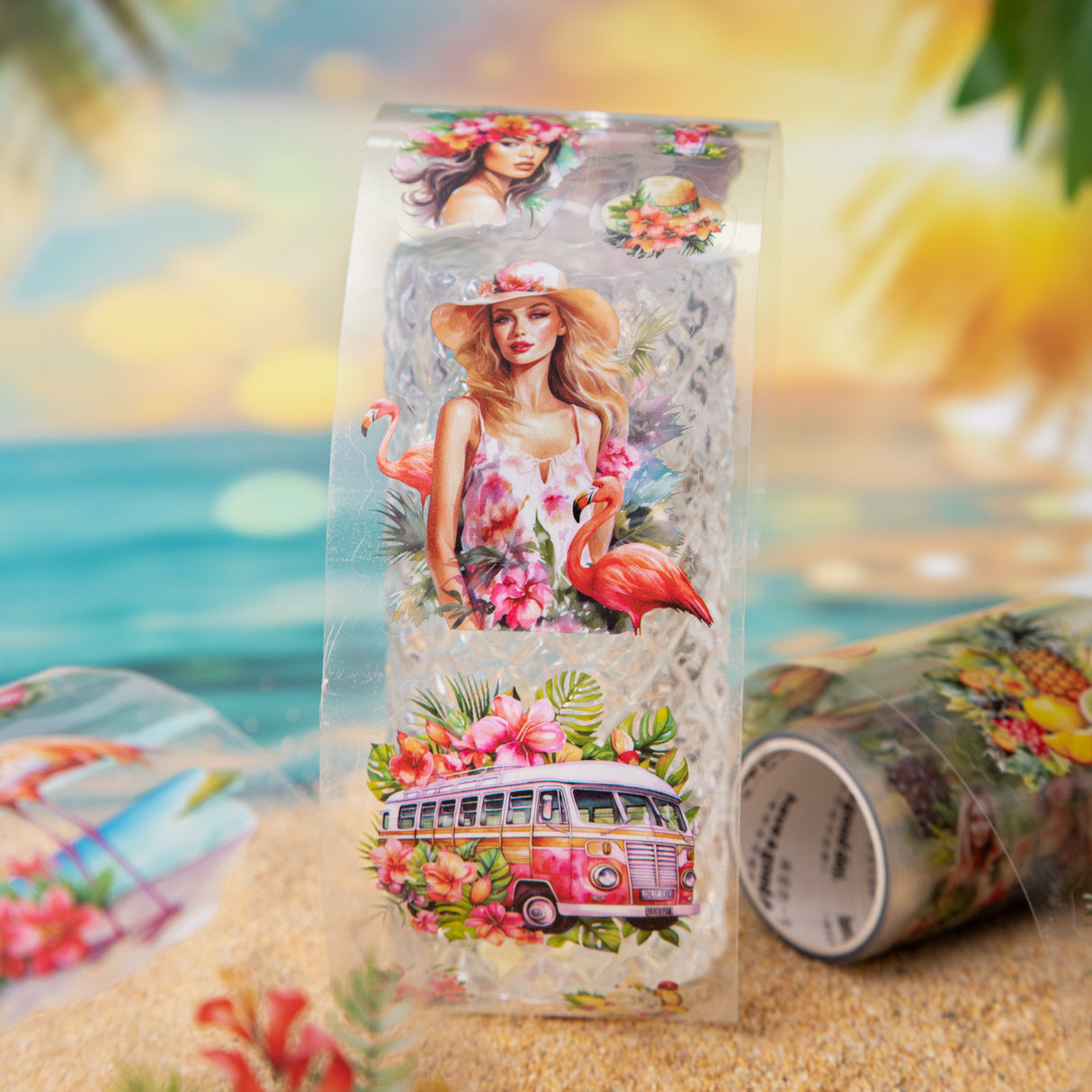 1 roll tropical landscape PET-tape (T25062802)