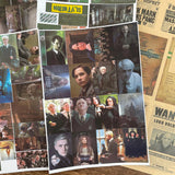 A4 size Slytherin Style paper & sticker 25 pcs(S26011203)