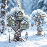 Fairy tree-house sticker pack 12pcs