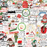 Christmas sticker 50pcs