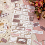 1sheet cloth word sticker pack (S25092506)