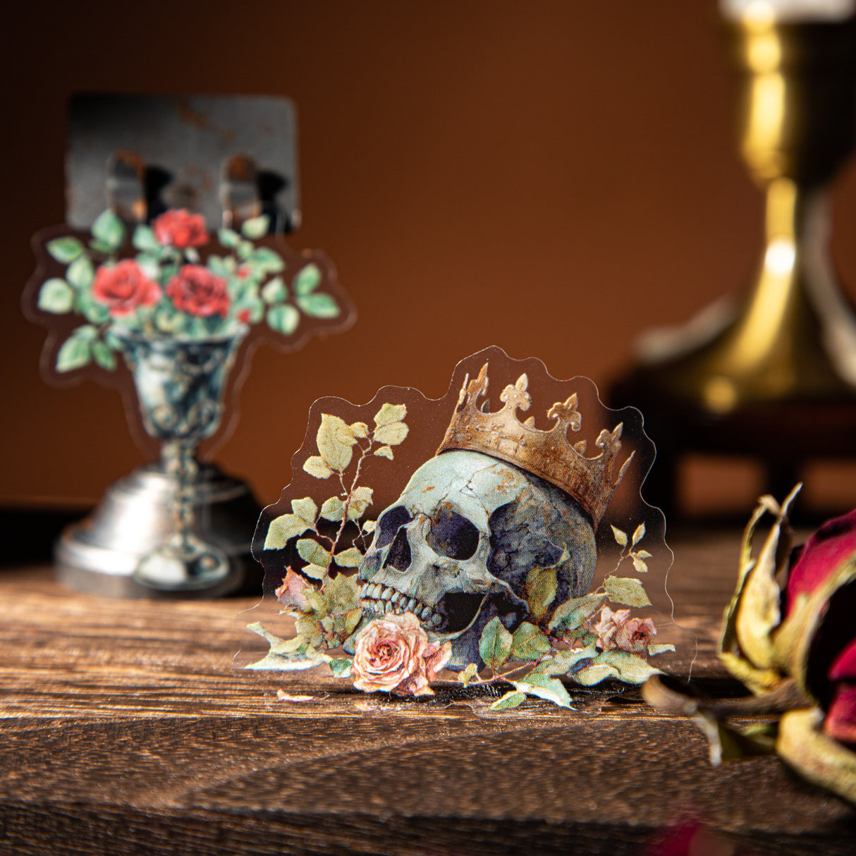 30pcs gothic rose sticker pack (S25120502)