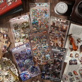 6pcs character pre-cut sticker pack (S25110605)