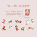 10pcs flower sticker pack(S26062302)