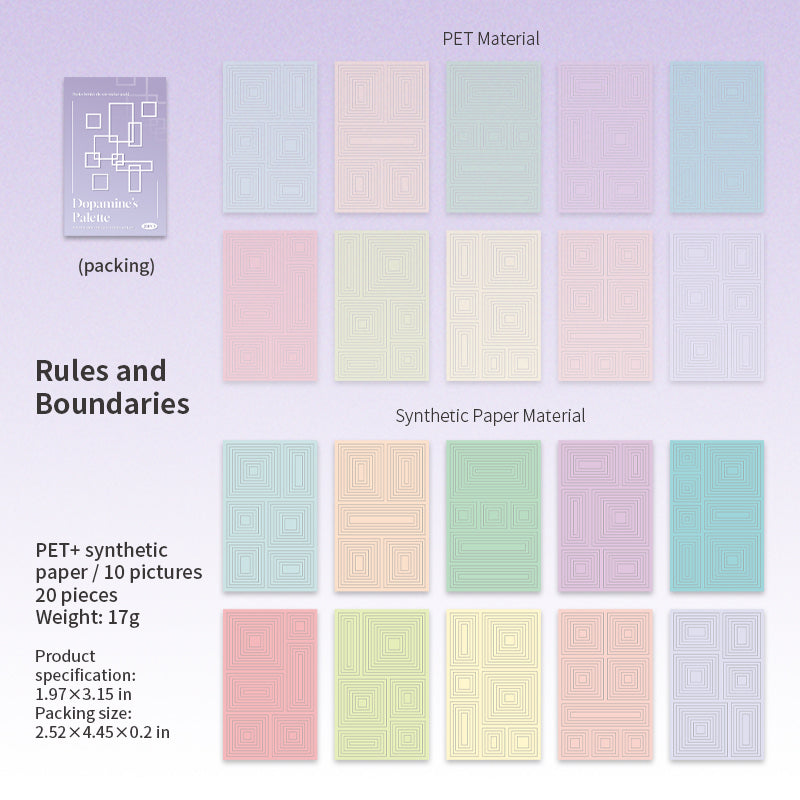 20pcs frame sticker pack(S26030302)