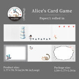 1 roll fairy tale pre-cut washi-tape (T26040702)