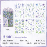6 sheets floral sticker pack(S26071902)
