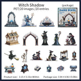 20pcs dark pixel sticker pack (S26031702)