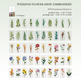 50pcs floral sticker book(TZB26082602)