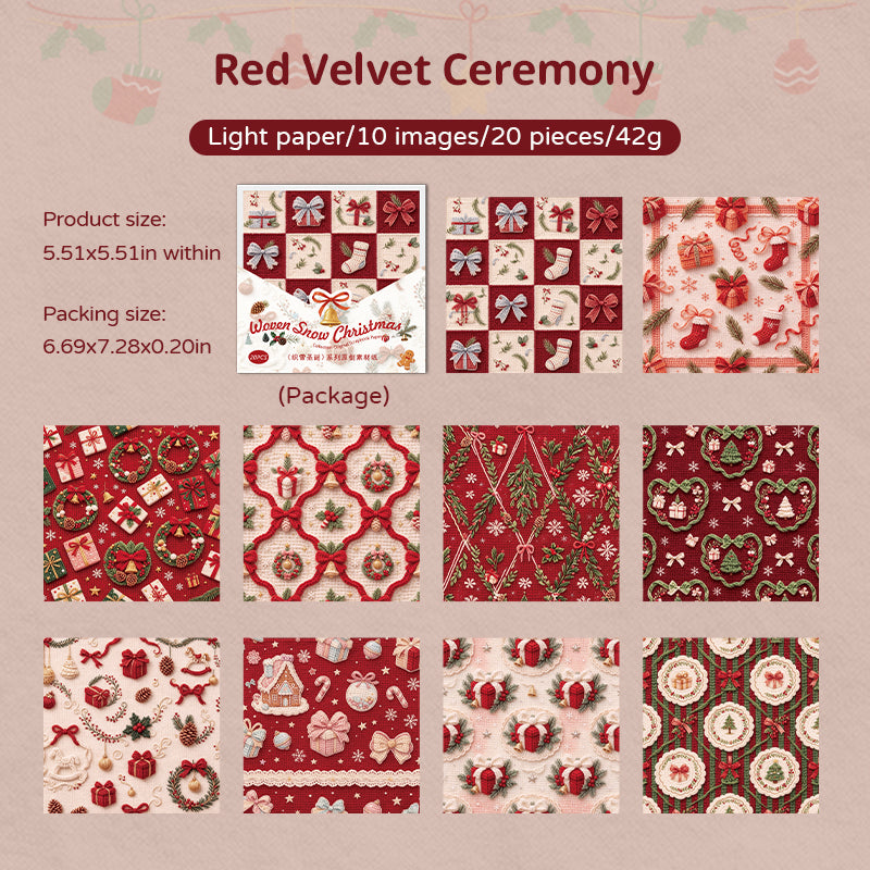 Christmas paper pack 20pcs(P26091502)