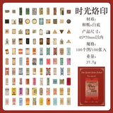 100pcs vintage sticker pack（S26052602）