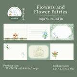 1 roll fairy tale pre-cut washi-tape (T26040702)