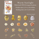 20pcs flower bottle sticker pack (S25111202)