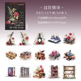 30pcs gothic rose sticker pack (S25120502)