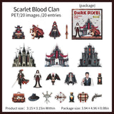 20pcs dark pixel sticker pack (S26031702)