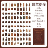 100pcs vintage sticker pack（S26052602）