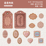 14pcs vintage card sticker pack (S26032602)