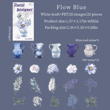 20pcs flower bottle sticker pack (S25111202)