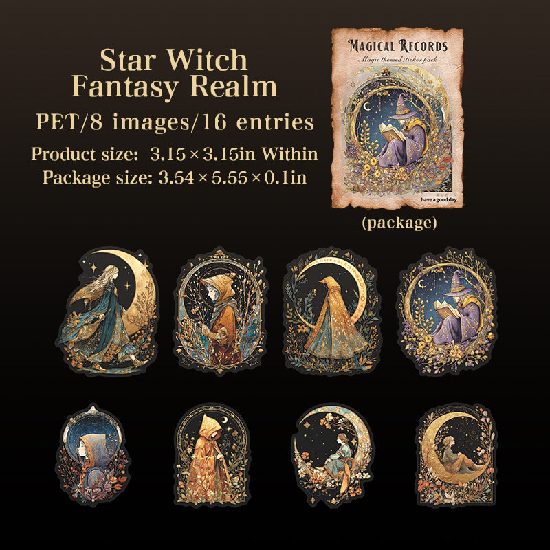 Magical 16pcs sticker pack
